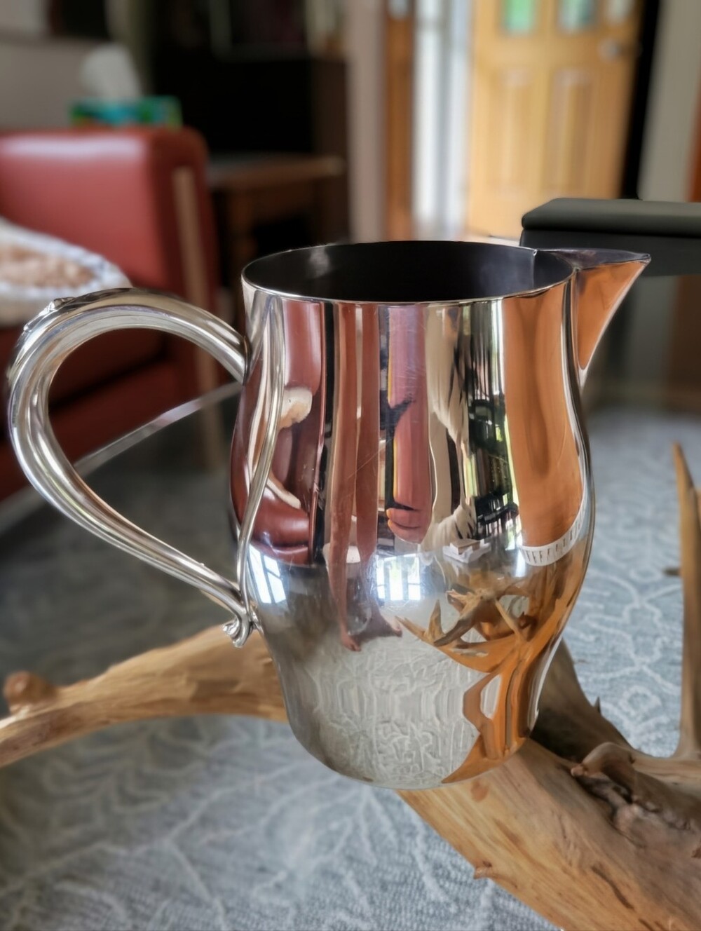 Vintage WM. Rogers Silverplate Paul Revere Reproduction Water Pitcher